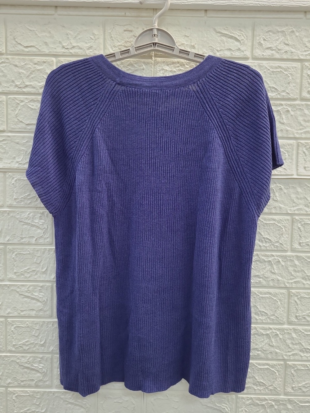 Eileen Fisher Organic Linen Cotton Jewel Neck Sweater - Picture 2 of 6